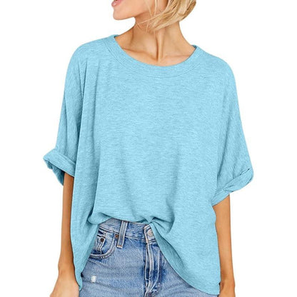 Women's Oversized Casual Short Sleeve T-Shirt