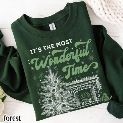 Limited time sale🔥'It’s the Most Wonderful Time of The Year' Vintage Christmas sweatshirt