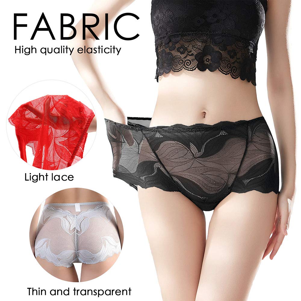 Hot Sale✨ -Ladies Silk Lace Handmade Underwear Pack