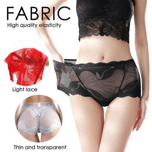 Hot Sale✨ -Ladies Silk Lace Handmade Underwear Pack