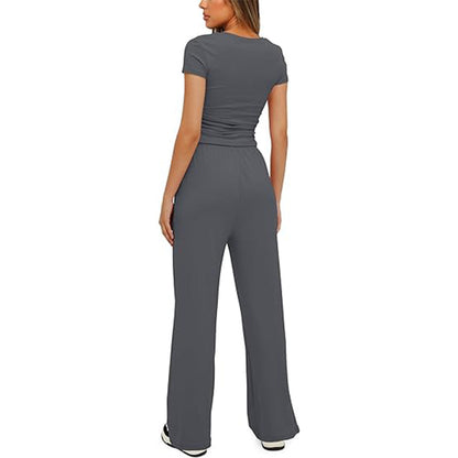 Women's Tops and Wide Leg Pants Sets (BUY 2 FREE SHIPPING)