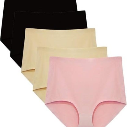 Women's High Waist Seamless No Show Underwear 5-Pack