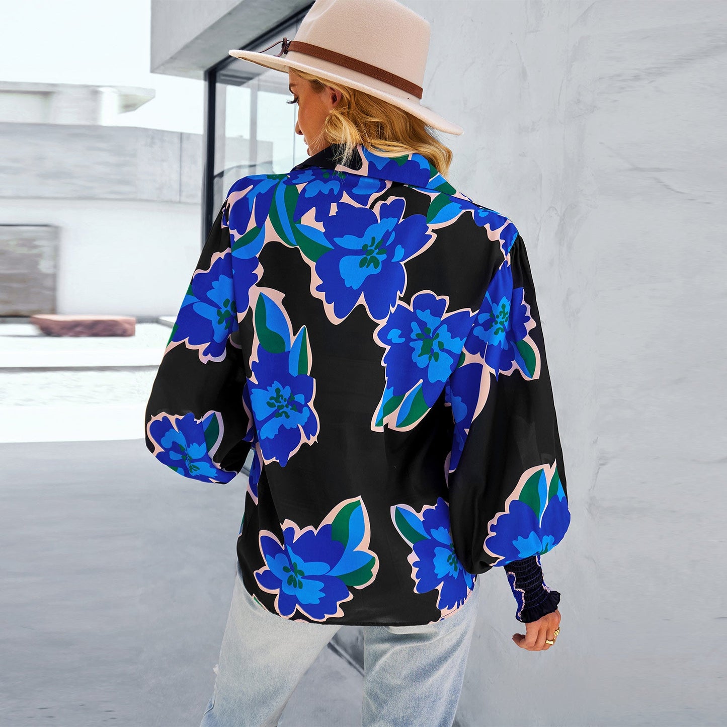 2023 New Ladies Long Sleeve Printed Shirt