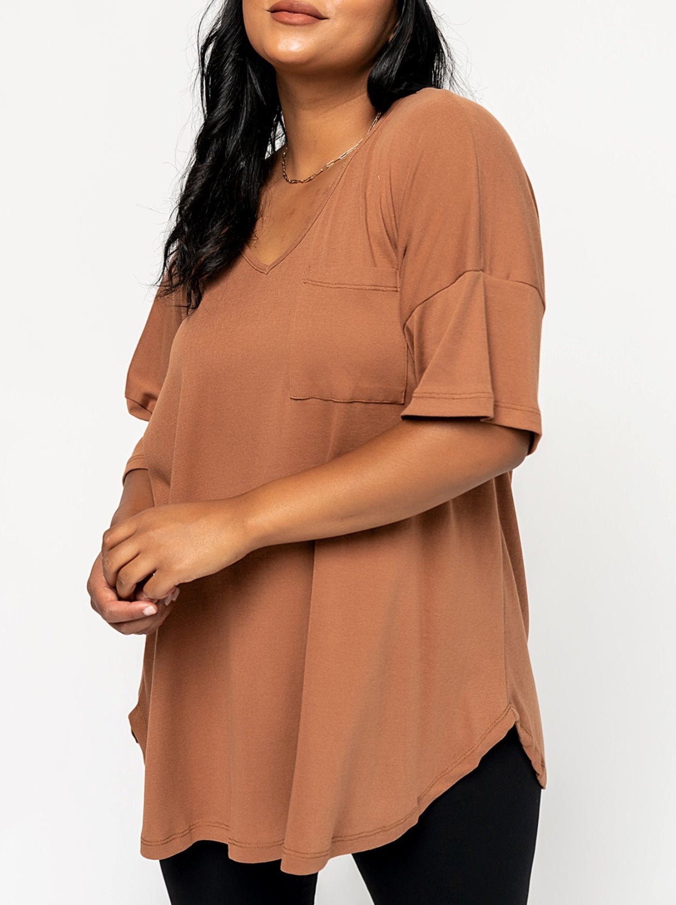 Summer Elegant Knit V-Neck Tee(Buy 2 Free Shipping)