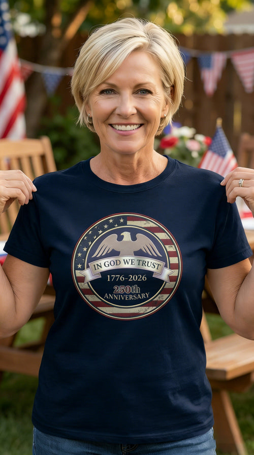 America 250th Anniversary Eagle Seal Vintage T-Shirt