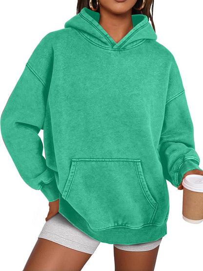 ✨Unisex Casual Oversized Acid Wash Tops Hoodie Pullover