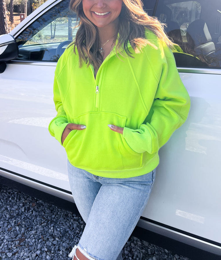Half-Zip Stand Collar Sweatshirt(Buy 2 Free Shipping)