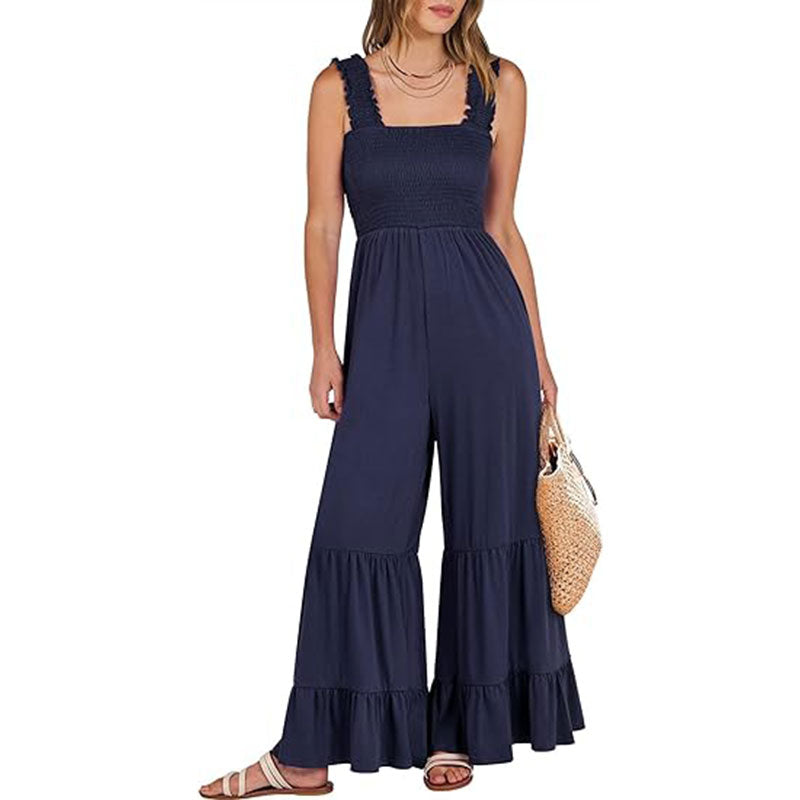 Women Casual Sleeveless Loose High Waist Wide Leg Rompers (Buy 2 Free Shipping)
