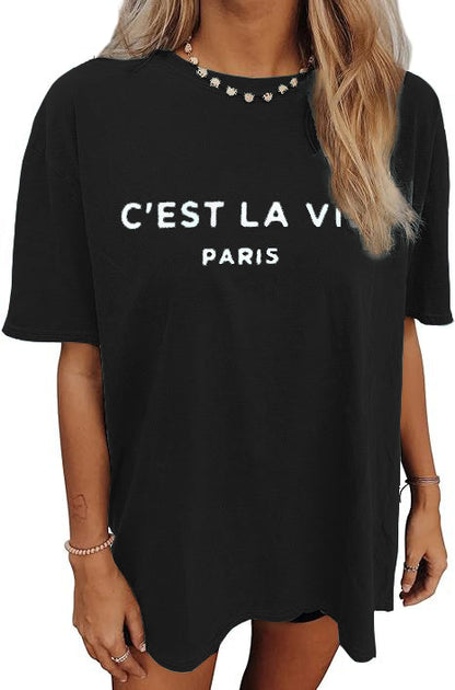 Women's Oversized T Shirt Casual Summer Short Sleeve Top(Buy 2 Free Shipping)