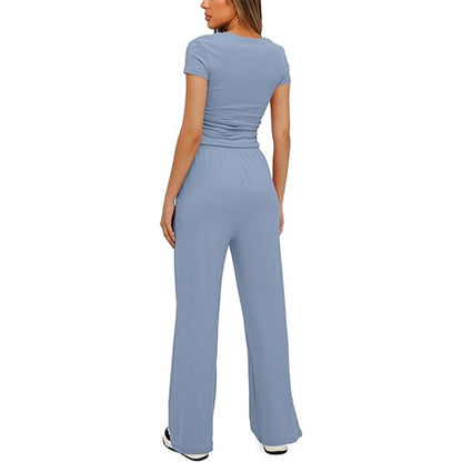 Women's Tops and Wide Leg Pants Sets (BUY 2 FREE SHIPPING)