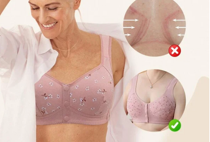 Full Cotton Front Closure Bra