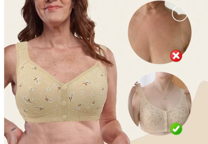 Full Cotton Front Closure Bra