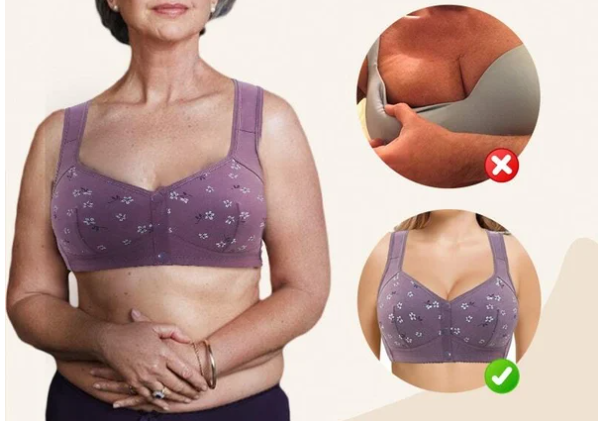 Full Cotton Front Closure Bra