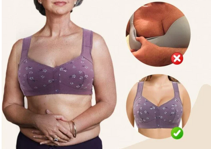Full Cotton Front Closure Bra