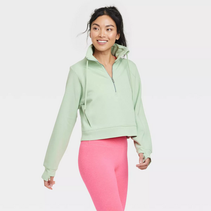 Women's Fleece Half Zip Pullover (BUY 2 FREE SHIPPING)