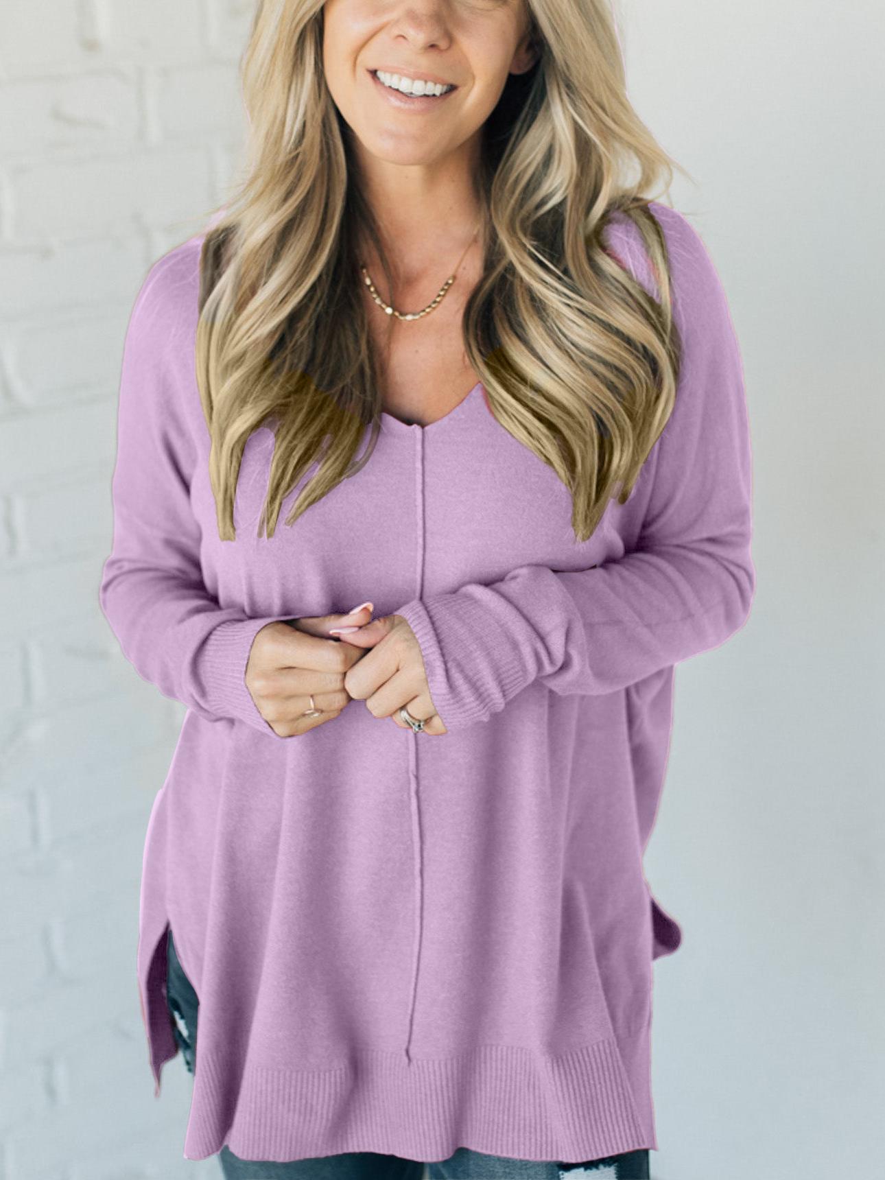✨So Soft Seam Front Sweater (Buy 2 Free Shipping)