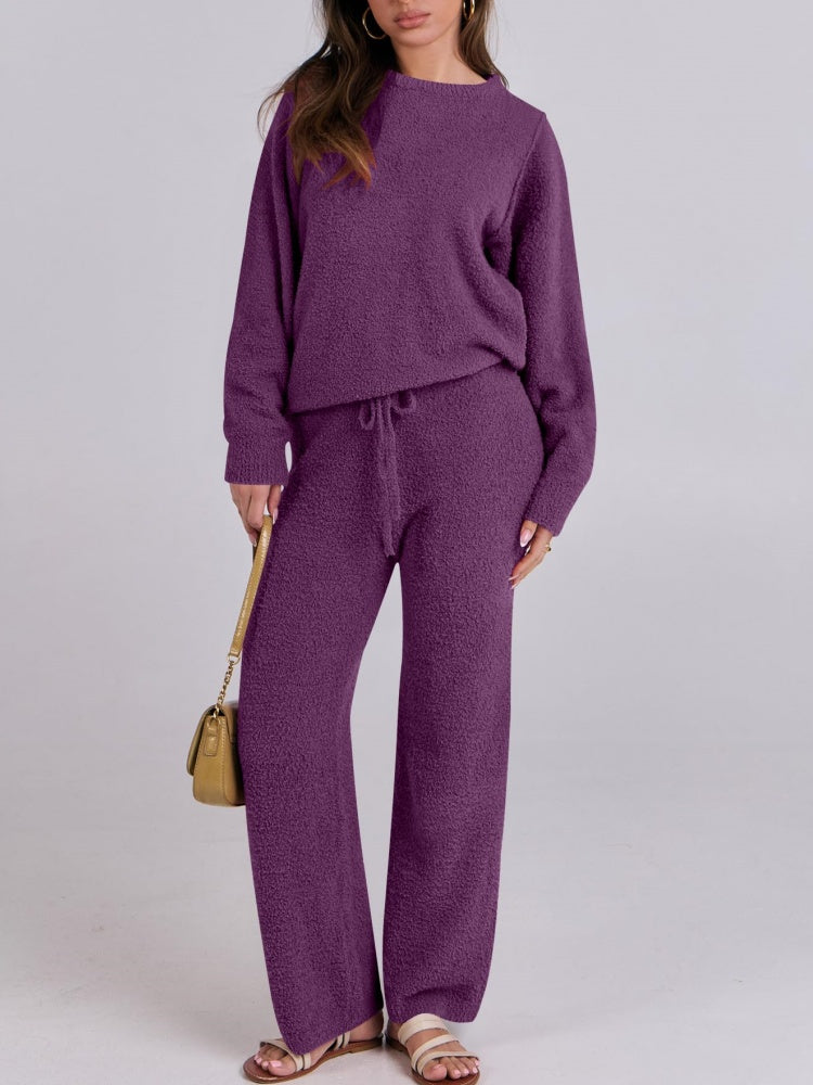 ✨Fuzzy Fleece Lounge Sets 2 Piece Outfits