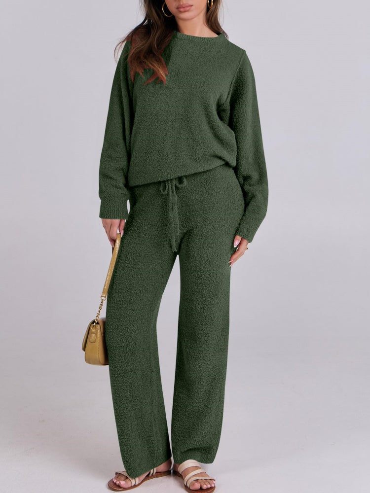 ✨Fuzzy Fleece Lounge Sets 2 Piece Outfits