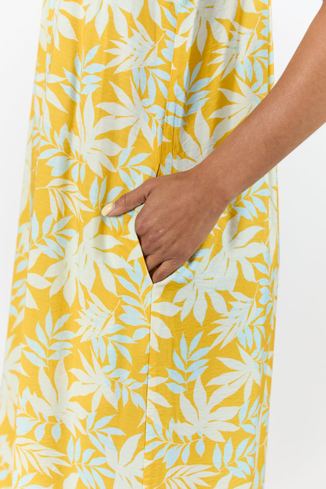 ✨Painting The Sky Multi Watercolor Chiffon Maxi Dress SALE