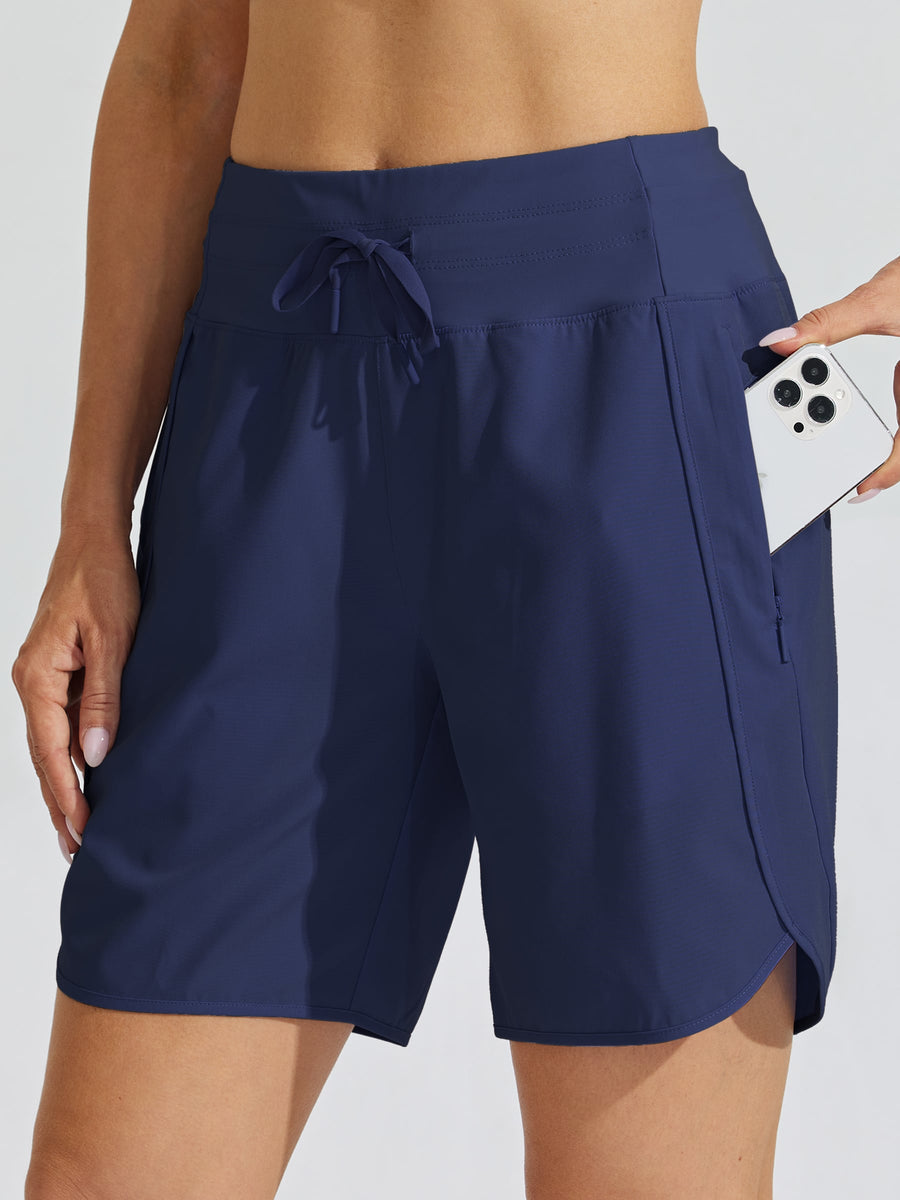 ✨Women's Active 7 Inseam Athletic Long Running High Wasistband Shorts