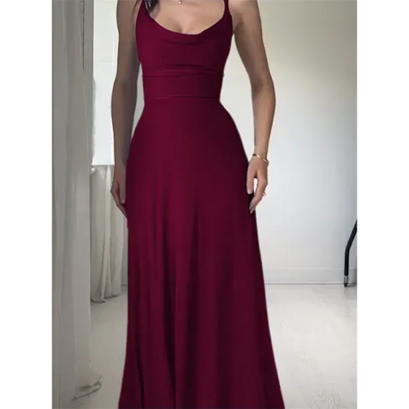 Strappy Solid Color MIDI Dress (BUY 2 FREE SHIPPING)
