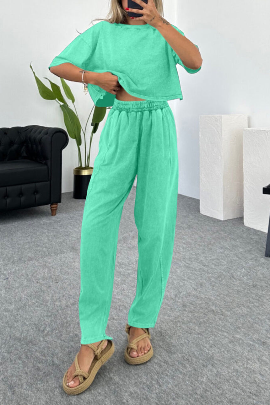 WOMEN'S T-Shirt WASHED SET (BUY 2 FREE SHIPPING)