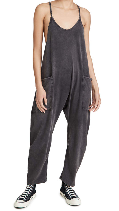 New Wide Leg Jumpsuit with Pockets