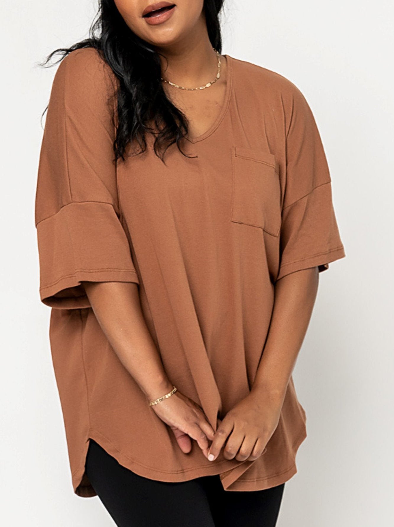 Summer Elegant Knit V-Neck Tee(Buy 2 Free Shipping)