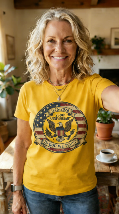 America 250th Anniversary Great Seal Eagle T-Shirt