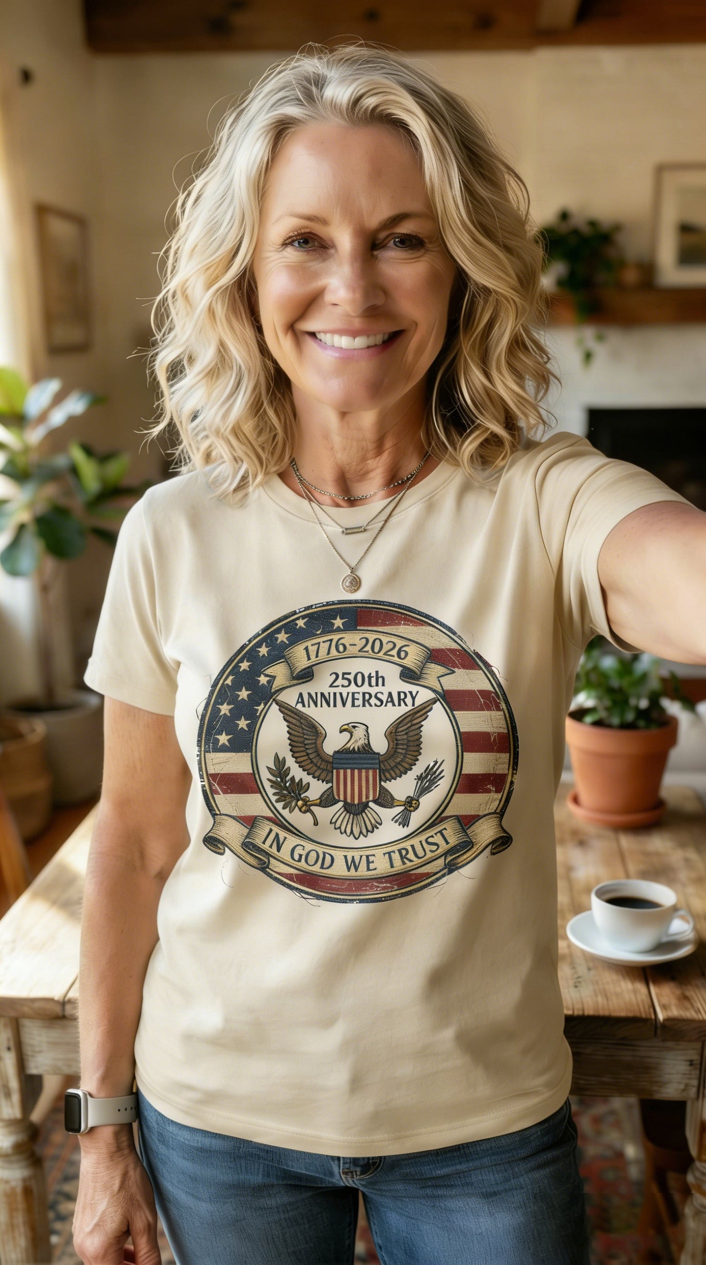 America 250th Anniversary Great Seal Eagle T-Shirt