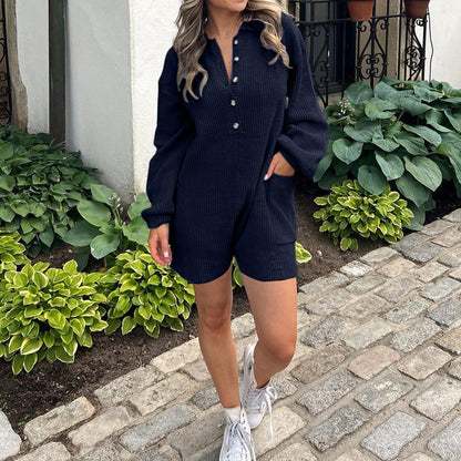 Women's Jumpsuit Long Sleeve Knit Sweater Rompers(BUY 2 FREE SHIPPING)