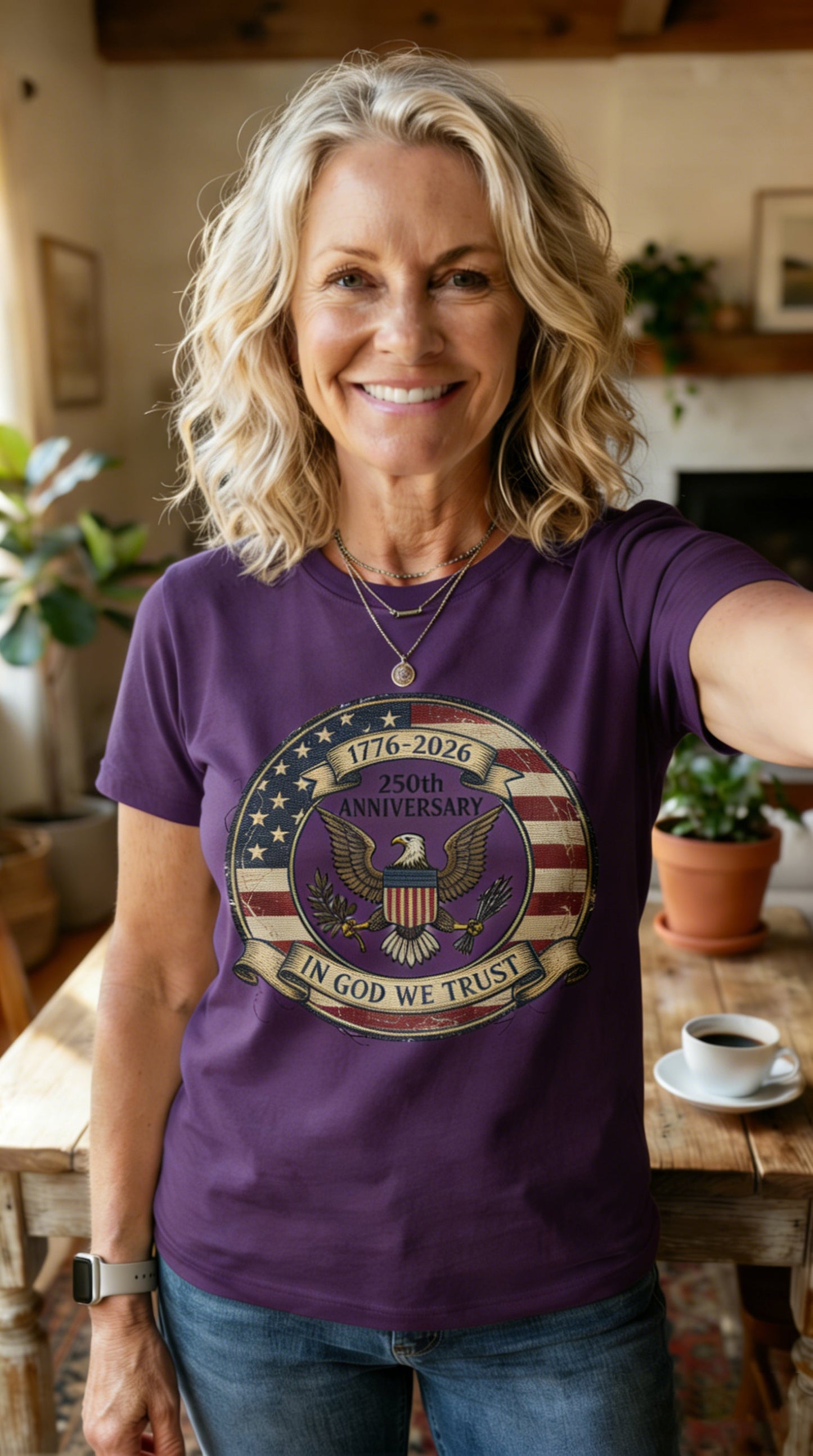 America 250th Anniversary Great Seal Eagle T-Shirt