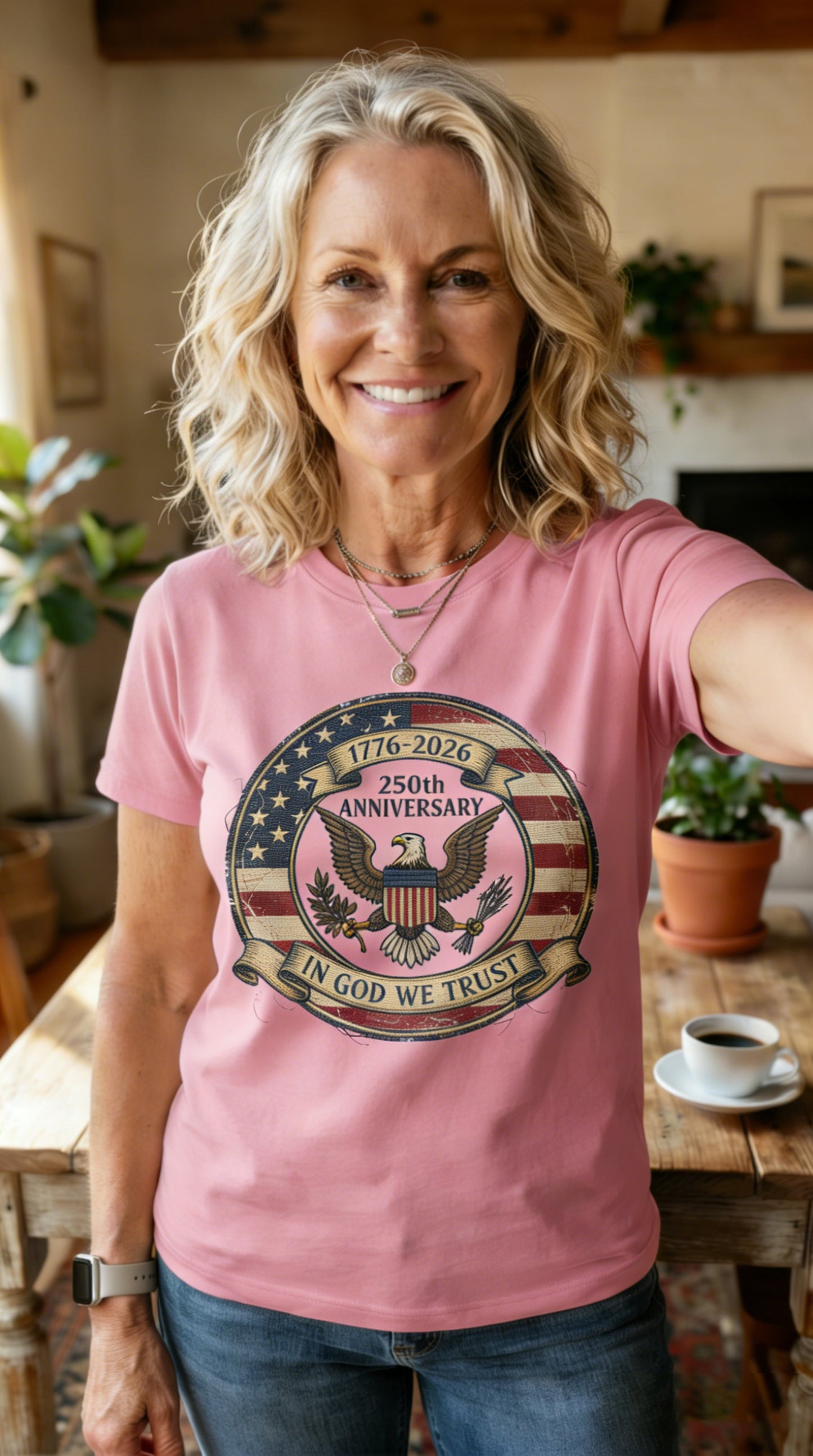 America 250th Anniversary Great Seal Eagle T-Shirt