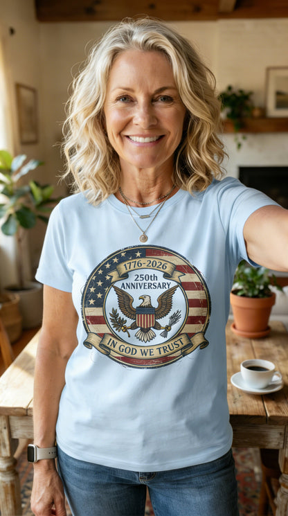 America 250th Anniversary Great Seal Eagle T-Shirt