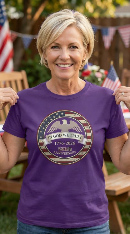 America 250th Anniversary Eagle Seal Vintage T-Shirt