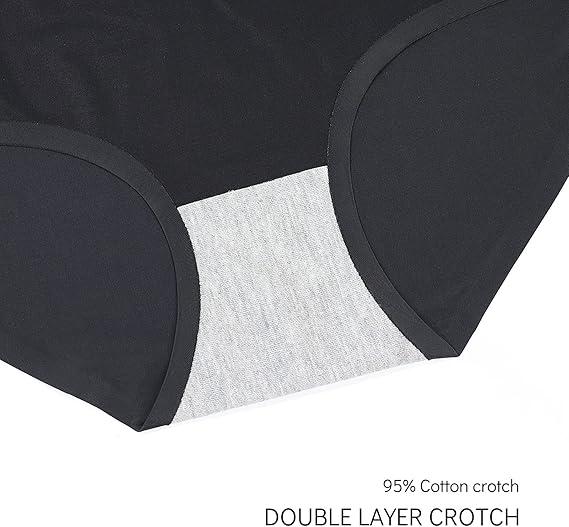 Women's High Waist Seamless No Show Underwear 5-Pack