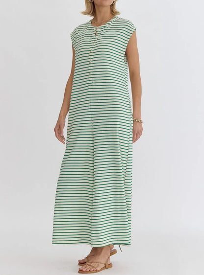 Stripe Wide Leg Jumpsuit