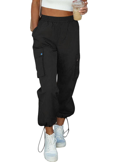 2024 NEW Women Summer Casual Elastic High Waisted Parachute Pants (BUY 2 FREE SHIPPING)