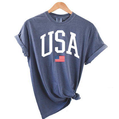 HOT SALE-USA 4th of July Flag Comfort Colors Tee(Buy 3 Free Shipping)