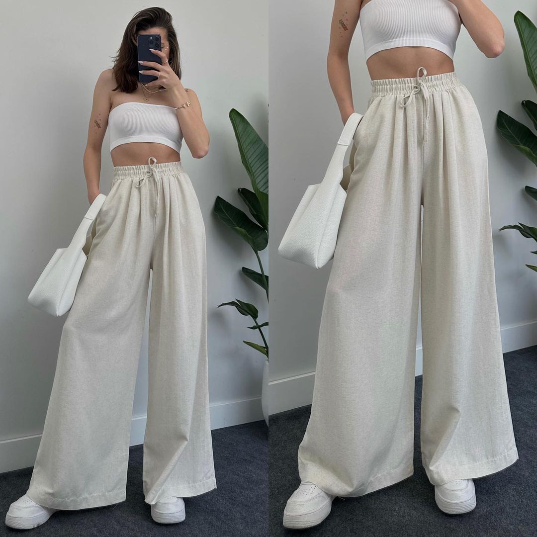 linen trousers