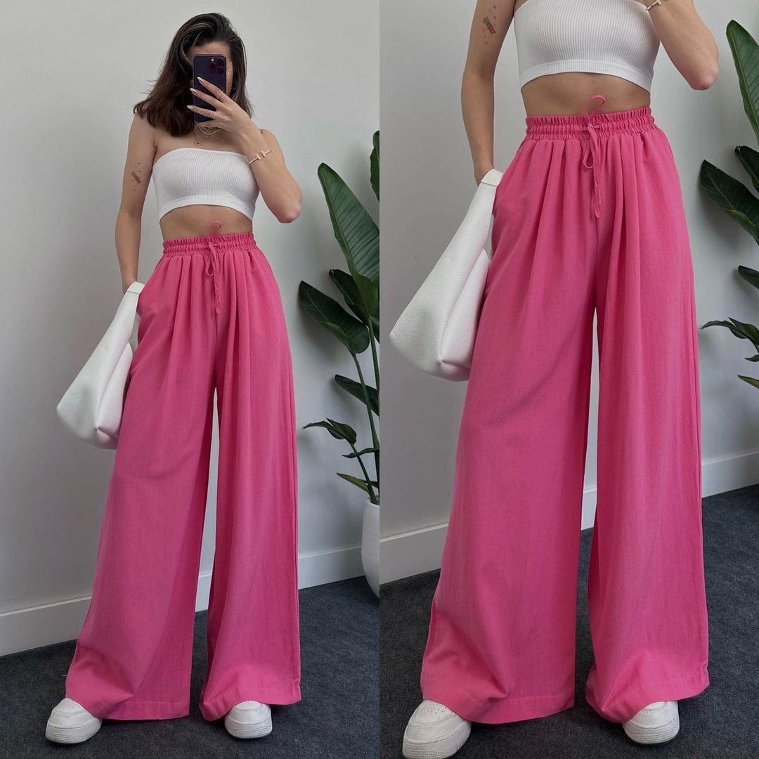 linen trousers