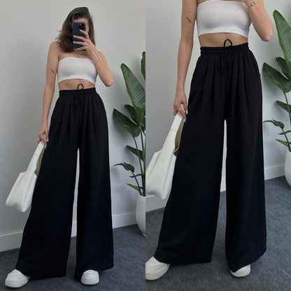 linen trousers
