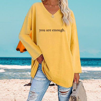 'DEAR PERSON BEHIND ME' V-NECK TOP