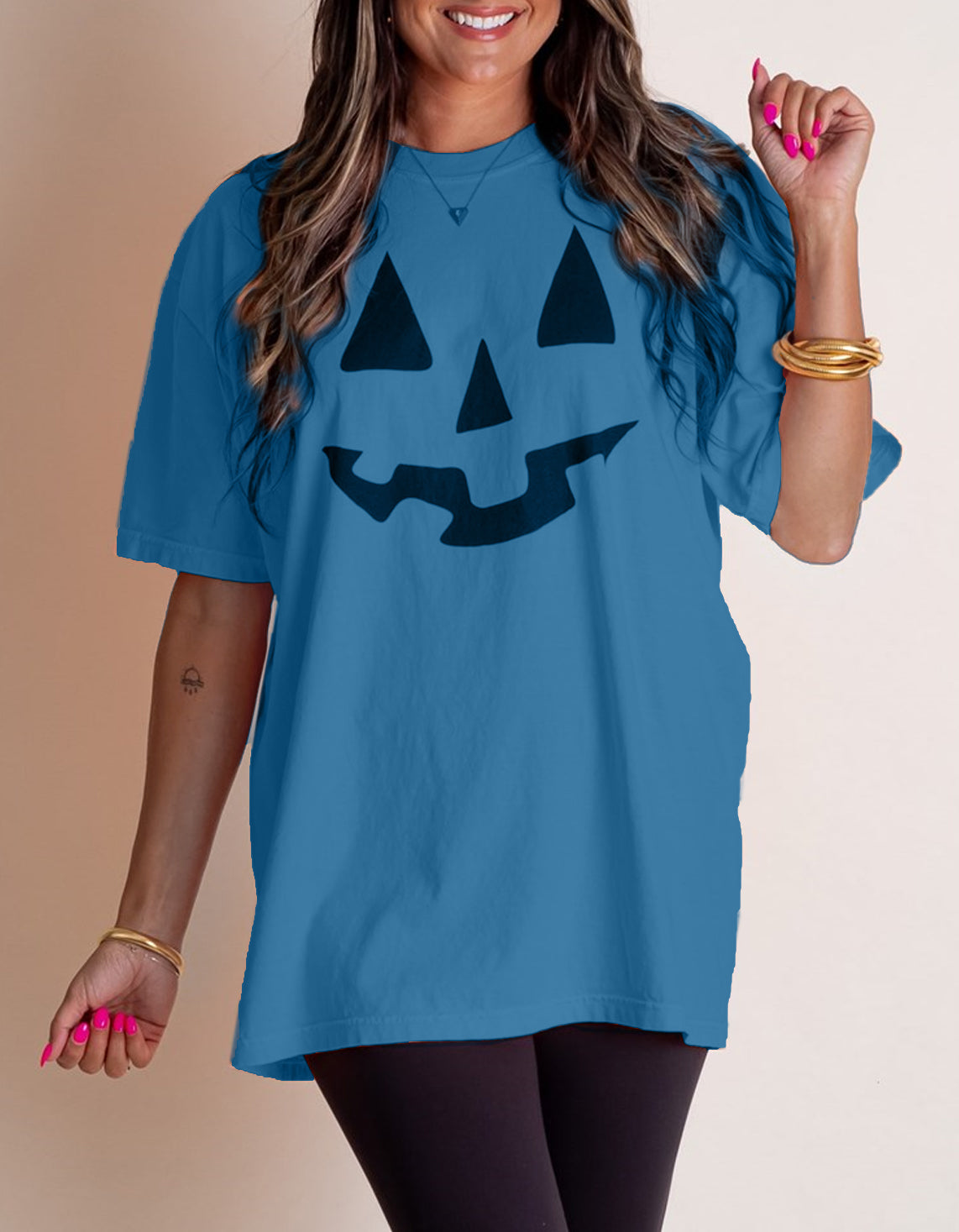 Tiktok Hot Sale Women‘s Classic Jack-O-Lantern Tee