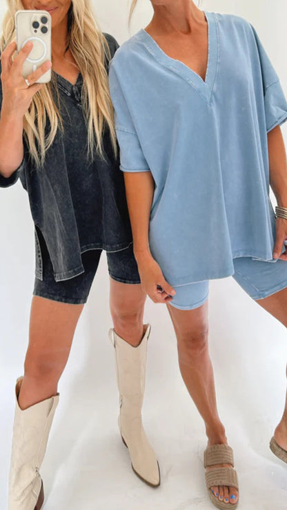 2023 Hot Sale WOMEN'S SUMMER WASHED SET (BUY 2 FREE SHIPPING)