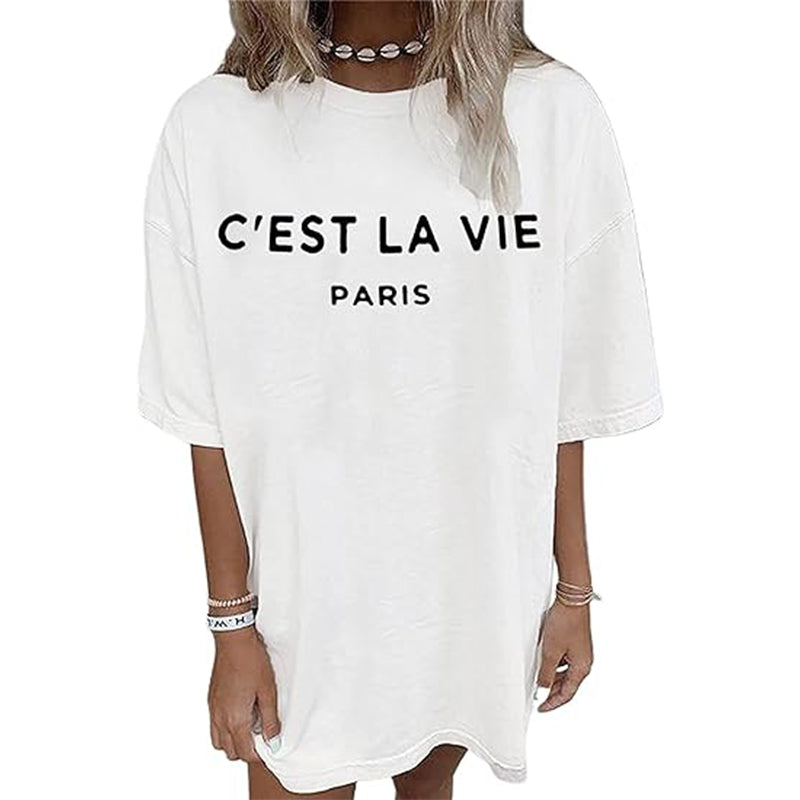 Women's Oversized T Shirt Casual Summer Short Sleeve Top(Buy 2 Free Shipping)