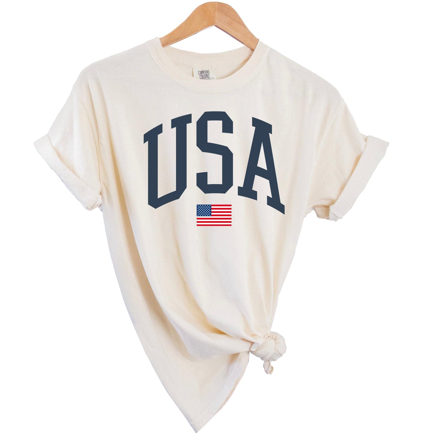 HOT SALE-USA 4th of July Flag Comfort Colors Tee(Buy 3 Free Shipping)