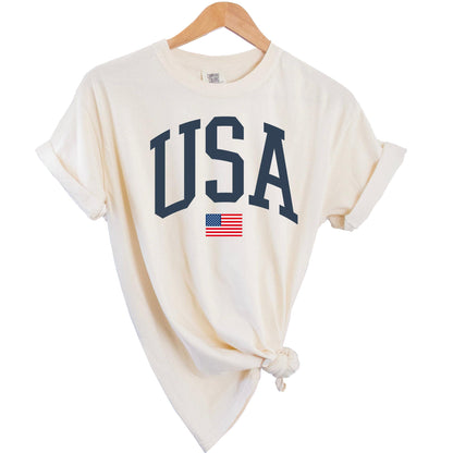 HOT SALE-USA 4th of July Flag Comfort Colors Tee(Buy 3 Free Shipping)