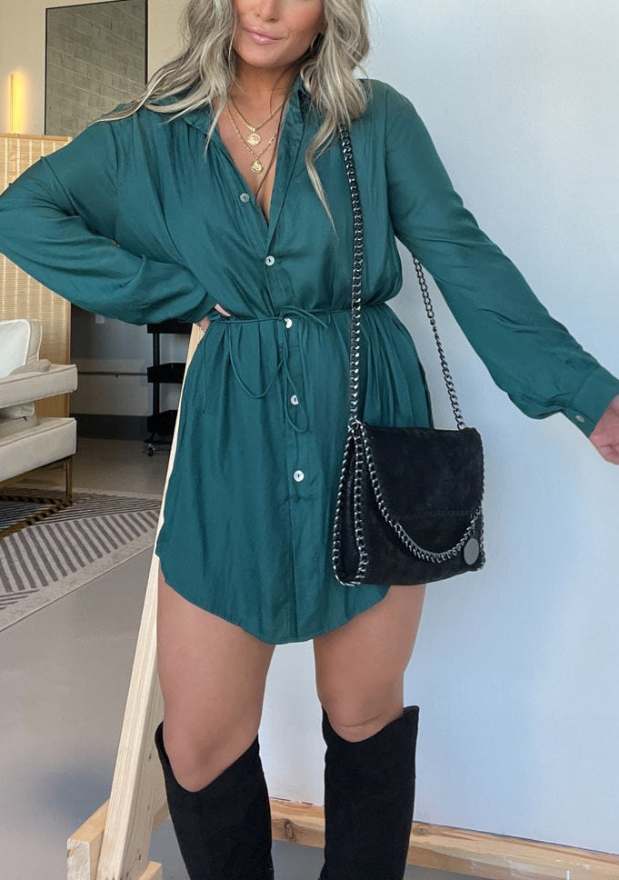 ✨ Satin Covered Nights Romper Dress Set (Buy 2 Free Shipping)