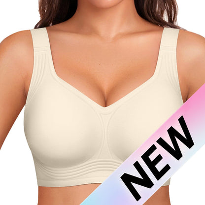 Women's Wireless Lace Back Seamless Comfort Bra